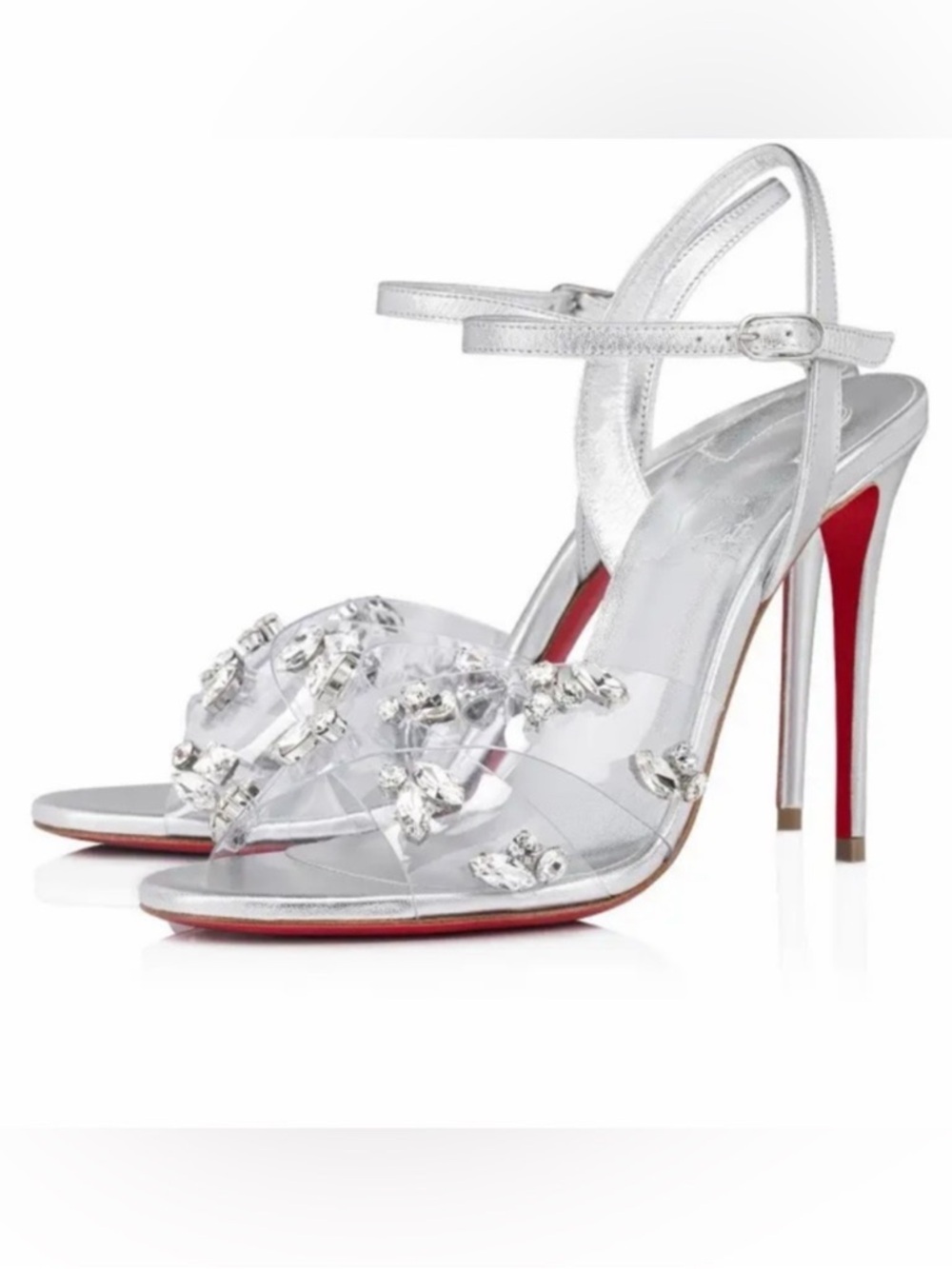 Christian Louboutin Strass
Degrasandal Queen 100mm
Crystal Heels RETAIL 1,495